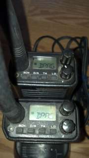 Lot of 2 Kenwood TK 250(G) Portable VHF Radio w/ Dual Charger Pair 2m 