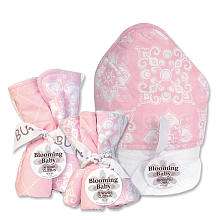 Trend Lab Versailles Pink Blooming Bouquet Bath and Burp Set   Trend 