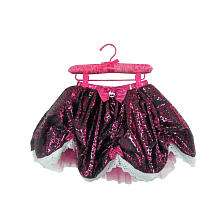 Monster High Petti Skirt   Pink Shiny Animal Print   Xcessory 