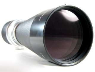   Compur 800mm f/8 Lens with a lens hood, and front and rear caps