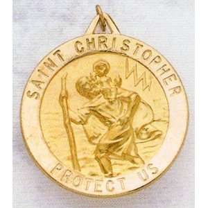  Saint Christopher Medal   33.0 mm (1 1/4 inch) Sterling 