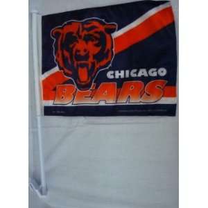 NFL CHICAGO BEARS TEAM LOGO CAR FLAG 