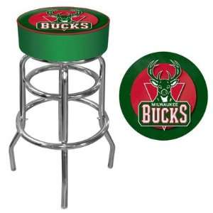  Milwaukee Bucks NBA Padded Swivel Bar Stool Everything 