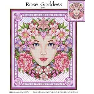  Rose Goddess   Cross Stitch Pattern Arts, Crafts & Sewing