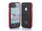 For iPhone 4 4S CDMA 4G TPU Bumper Frame Silicone Skin Case With Side 