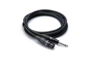 HOSA HMIC 025HZ XLR Pro Mic HI Z Microphone Cable 25FT Neutrik REAN 