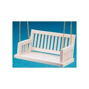  Miniature White Porch Swing sold at Miniatures Toys 