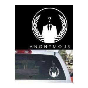  Anonymous Car or Truck Rear Window Decal 