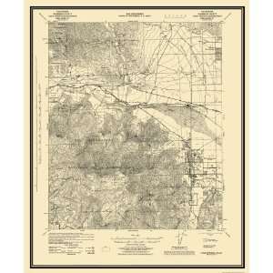  USGS TOPO MAP PALM SPRINGS QUAD CALIFORNIA (CA) 1928