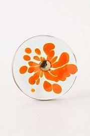 Molten Spectrum Knob, Orange Flower