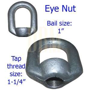  1 PC Eye Nut Forged Carbon Steel 15,500 LBS WLL Bail Size 