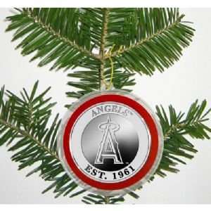  Los Angeles Angels Silver Coin Ornament