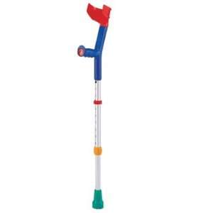  Forearm Crutches for Children   pair; Blue & Red Health 