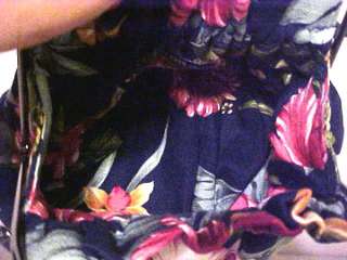 ABBA Hawaiian Hibiscus BARKCLOTH PURSE Handbag NWOT  
