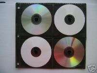 25 BLACK 8 DISC CD DVD Binding Binder SLEEVE SF005BLK  