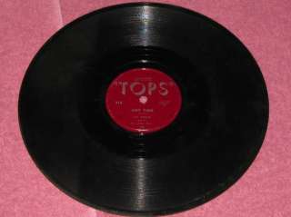 Old 78 RPM Record, Tops, Bud Roman  