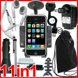 11 Accessory Bundle Charger Holder For iPhone 3G S 4 4G  
