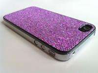   GLITTER HARD CASE FOR APPLE IPHONE 4G 4S + SCREEN PROTECTOR  