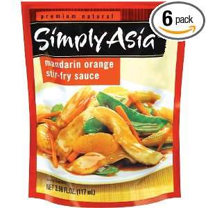 Simply Asia Stir Fry Sauce, Mandarin Orange, 3.98 Ounce (Pack of 6)