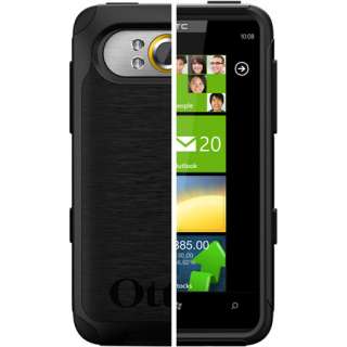 Black Commuter heavy duty OtterBox Case Cover for HTC HD7S  