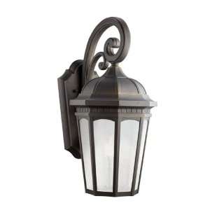 Kichler 11012RZ, Courtyard Photocell Outdoor Wall Sconce Lighting, 18w 