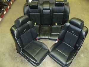 06 07 Infiniti M45 M35 Black Leather Front Rear Seats  