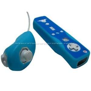 DB Wii Premium Silicone Sleeve for Remote and Nunchuk   2 tone   Light 