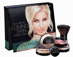 Youngblood Mineral Cosmetics Starter Kit Dark,Med/Light  