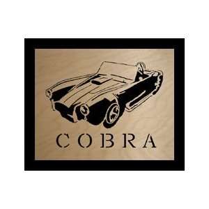  Cobra Sports Car By Scroll Saw Pictures   8 X 10 X 1/4 