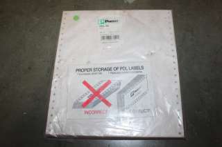 1000 PANDUIT PDL 56 PRINTABLE LABEL SHEET WIRE MARKERS  