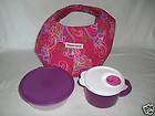 tupperware logo pink fashion lunch bag crystalwave microwave soup mug