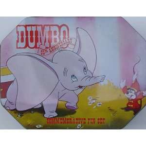  Dumbo Set Of Enamel Pins In Tin Display Box From Disney 