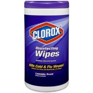  Clorox Disinfecting Wipes Lavender 75 ct (Pack of 5 