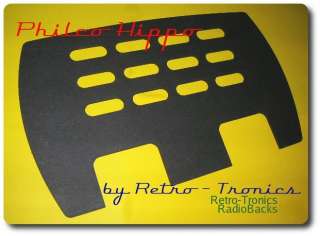 Reproduction Radio Back Philco Hippo 48 460  