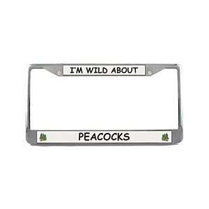  Peacock License Plate Frame