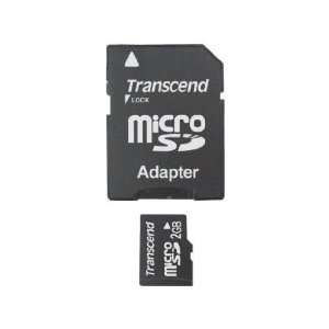  TRANSCEND 2GB micro SD Electronics