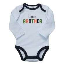 BNWT  Carters LS Light Blue Little Brother Bodysuit Fall 2011  