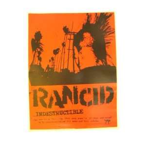  Rancid Poster Indestructible Mohawk 