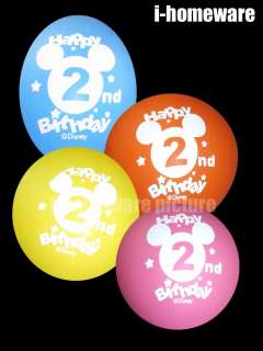 Mickey Mouse Disney Birthday Party 22cm Imprint Balloon  