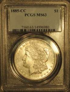1885 CC PCGS MS 63 MORGAN DOLLAR  