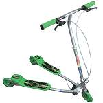 Zoom Z 1200ST 3 Wheel Sliding Zip Scooter (Green)   Exercise While You 