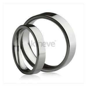 Tungsten Carbide Ring Silver Tone Engagement Wedding Band Couple ring 
