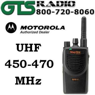MOTOROLA RADIUS BPR40 PORTABLE UHF WALKY TALKY MAG ONE  