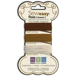   Memory Keepers Sew Easy Solid 6 Strand Floss 3 Colors/8.7 Yards Each