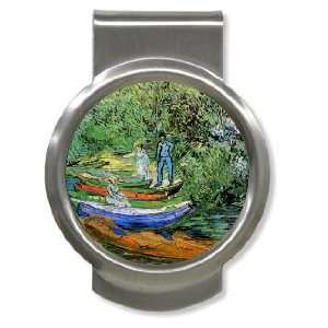  Bank of the Oise at Auvers By Vincent Van Gogh Money Clip 