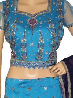 Indian Fashion Dress Skirt Exclusive Lehenga Ghagra Choli Top Wedding 