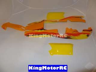 King motor Painted, Precut 4 piece body kit, Fits KM HPI Baja 5B 2.0 
