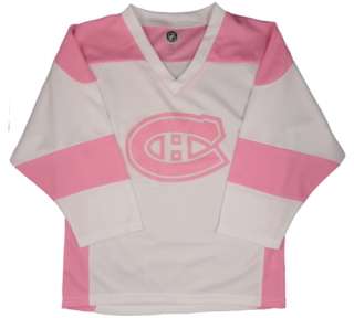 NEW Montreal Canadiens NHL Hockey Pink Jersey L XL Girl  