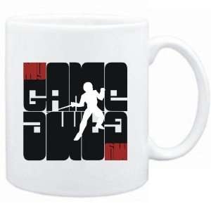  Mug White  My Game   Fencing Silhouette  Sports Sports 