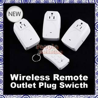 Wireless Remote Control AC Power Outlet Plug Switch P  